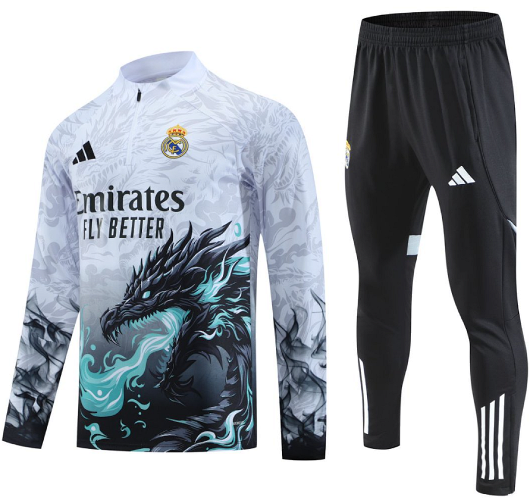 Real Madrid Training Kit (Sweatshirt+Pants) Dragon 2025/26