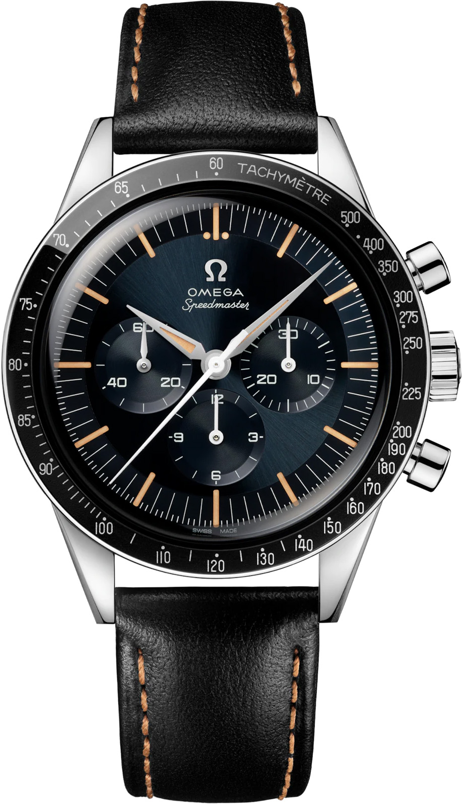 [2026 Mirror Grade]2025 Omega Speedmaster First OMEGA in Space 310.32.40.50.06.001 on Leather Strap