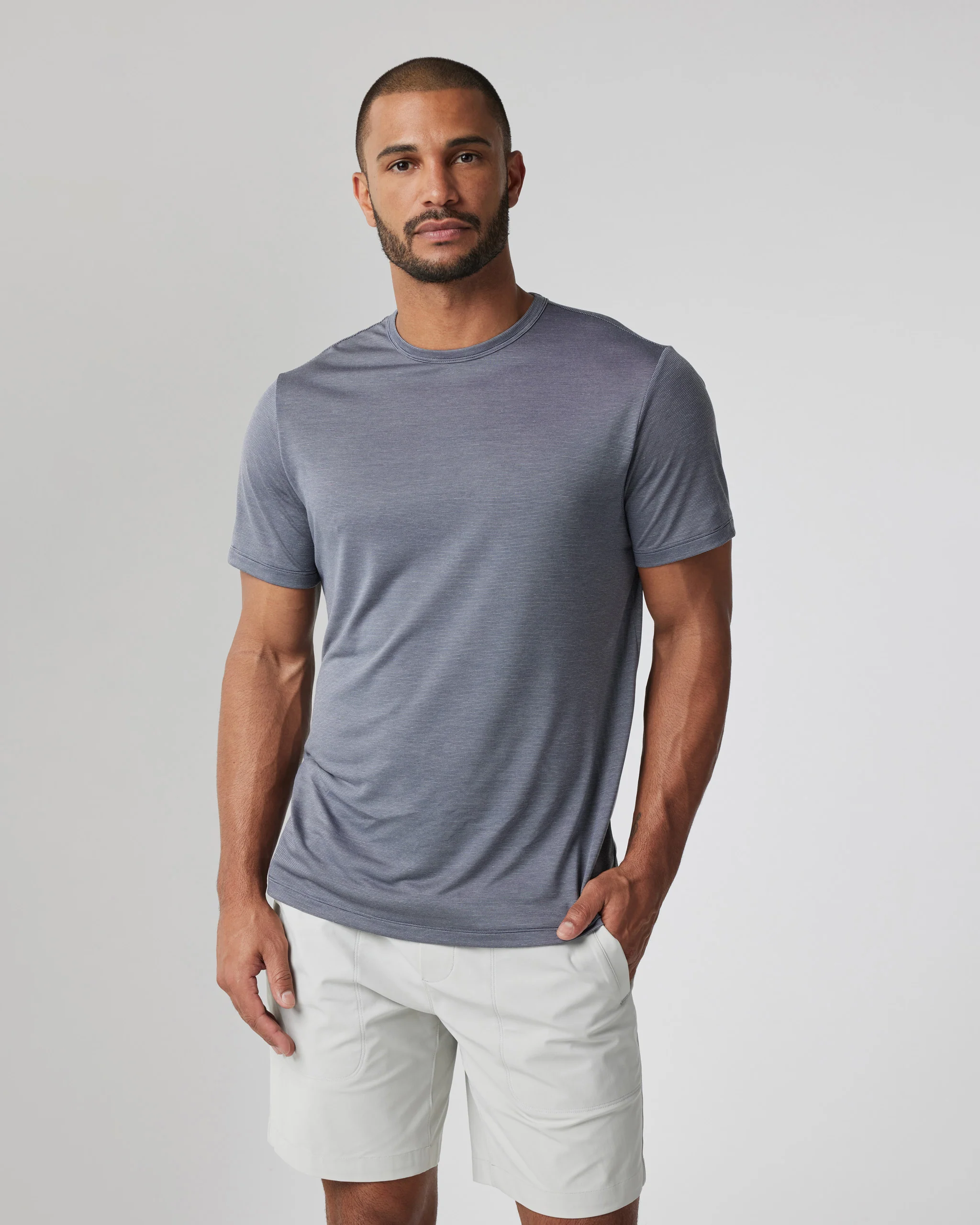 Short Sleeve Marina Stripe Tee