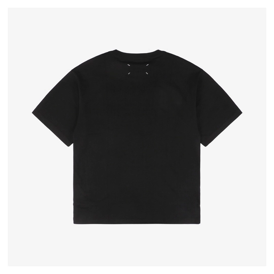 Maison Margiela Cut-Out Circle Number Print T-Shirt