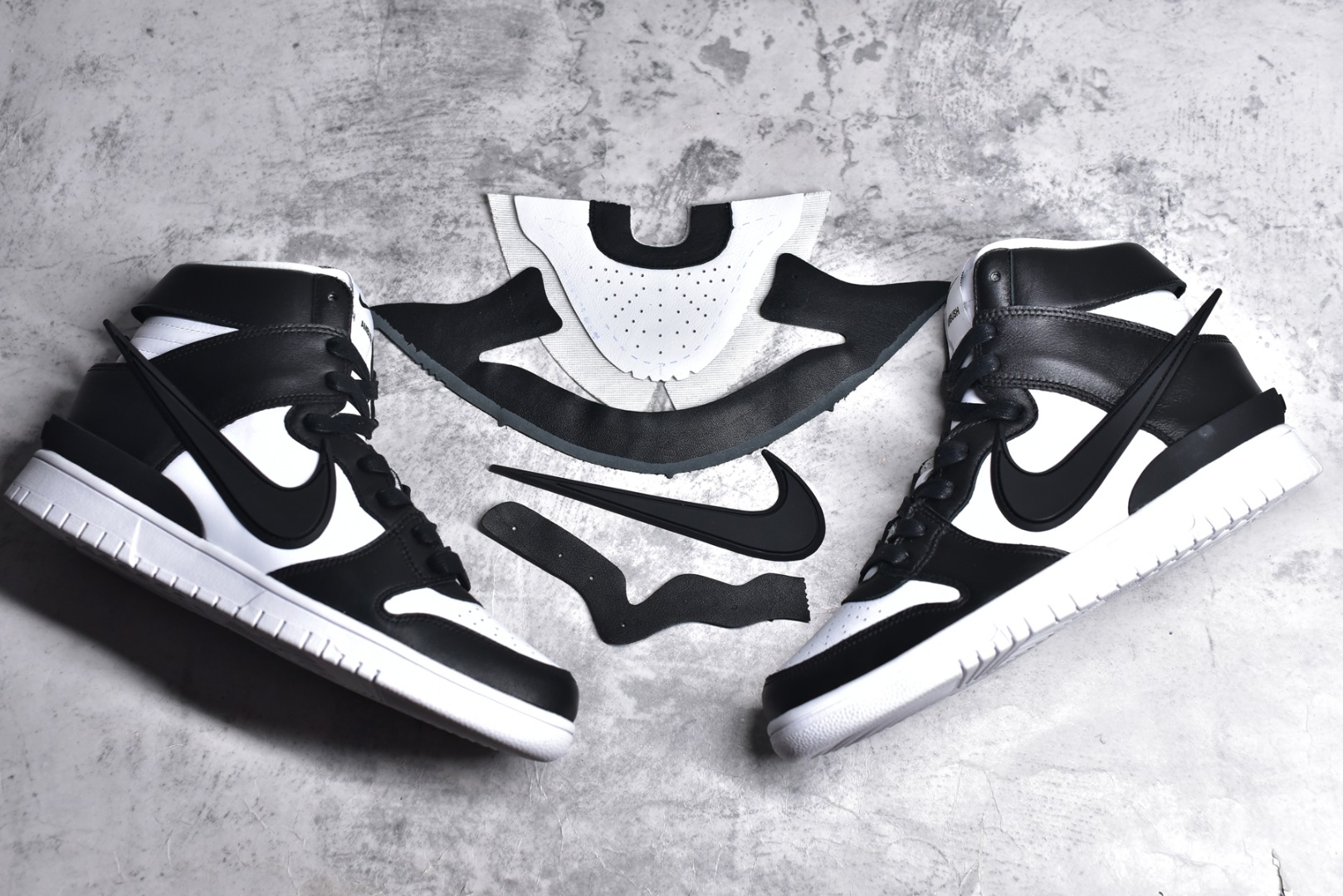 NIKE DUNK HIGH AMBUSH BLACK WHITE CU7544-001