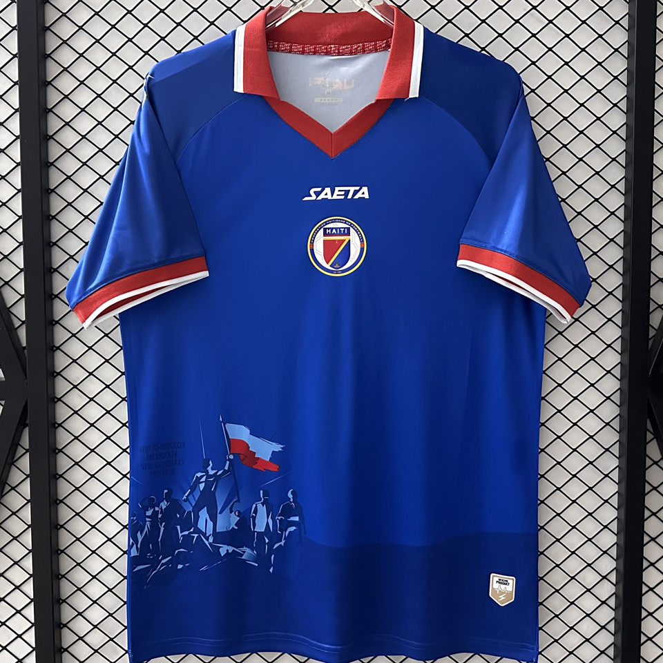 2026/27 Haiti Home Blue Fans Soccer Jersey