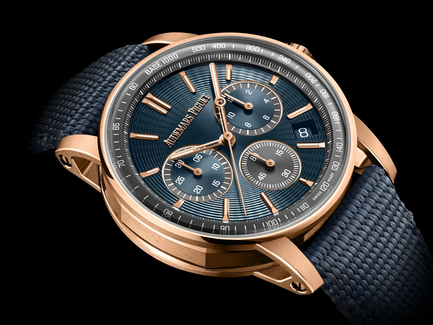 [2026 Mirror Grade]Audemars Piguet Code 11.59 Blue Dial Blue Rubber Strap 41mm 26393OR.OO.A348KB.01