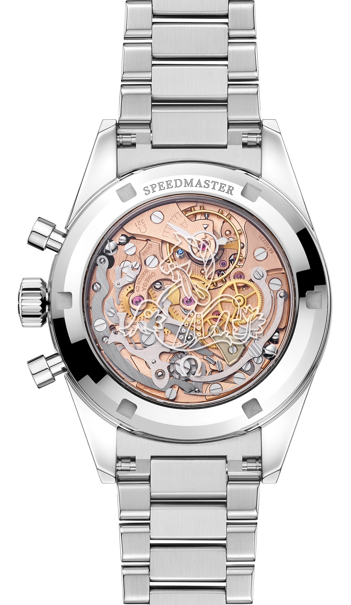 [2026 Mirror Grade]2025 Omega 311.50.39.30.01.001 Speedmaster Calibre 321 Canopus Gold