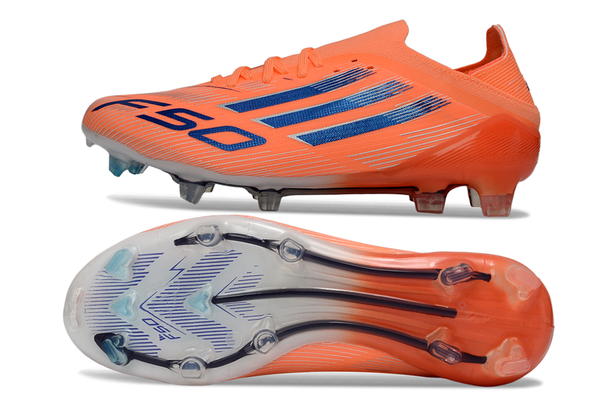 F50 with shoelaces fully knitted waterproof FG Football Shoes