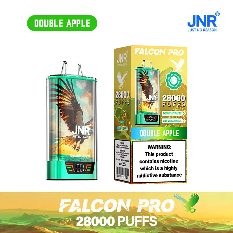 JNR - Falcon Pro - 28K - Disposable Vape - Double Apple
