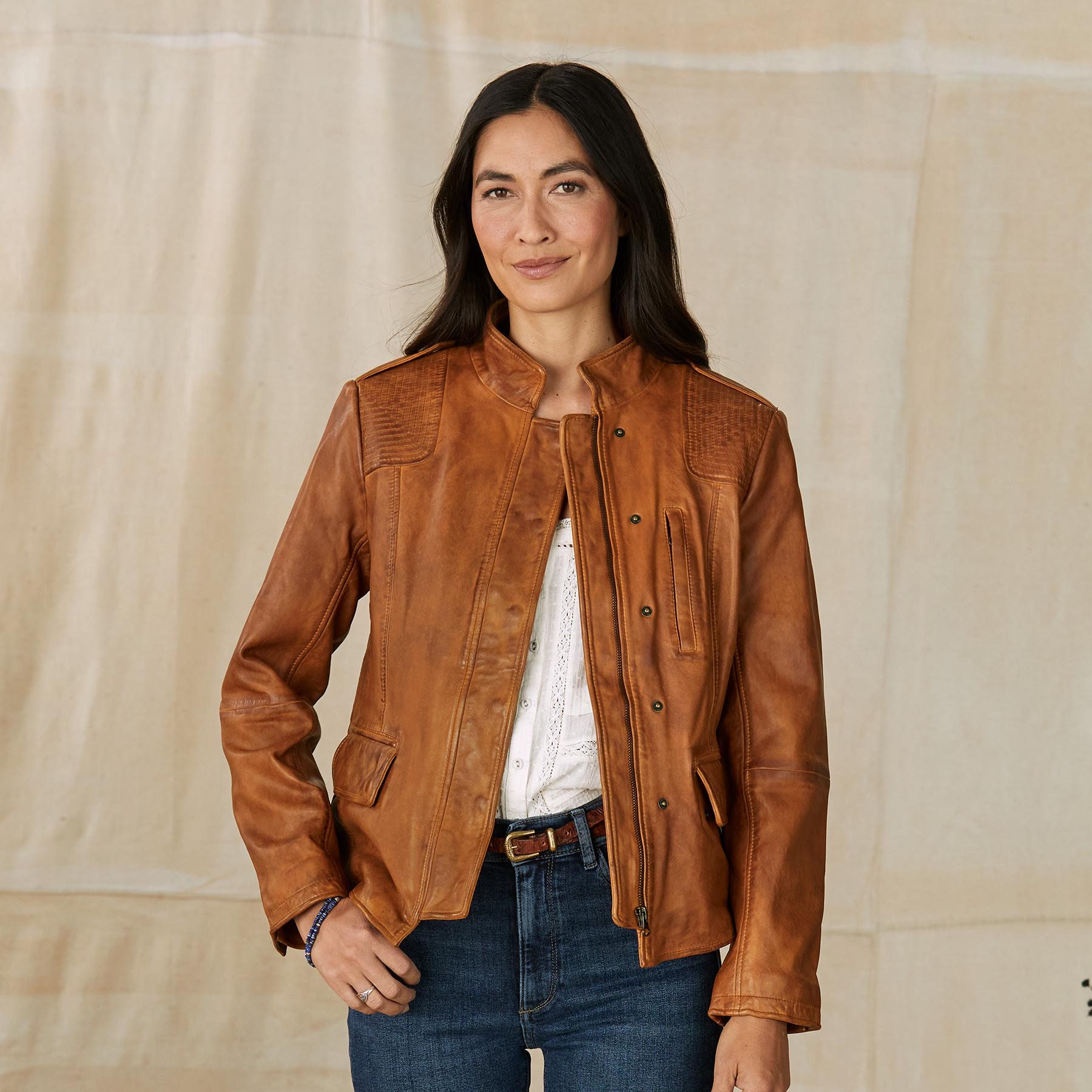 Angela Leather Jacket