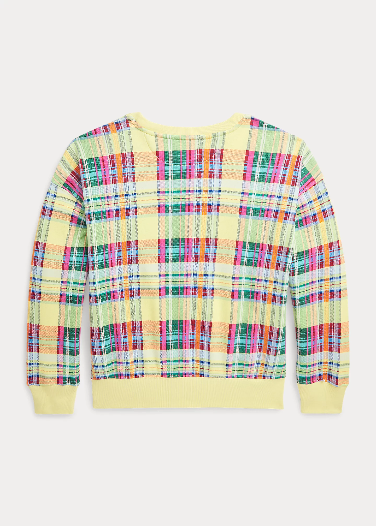 Plaid French Terry Sweatshirt