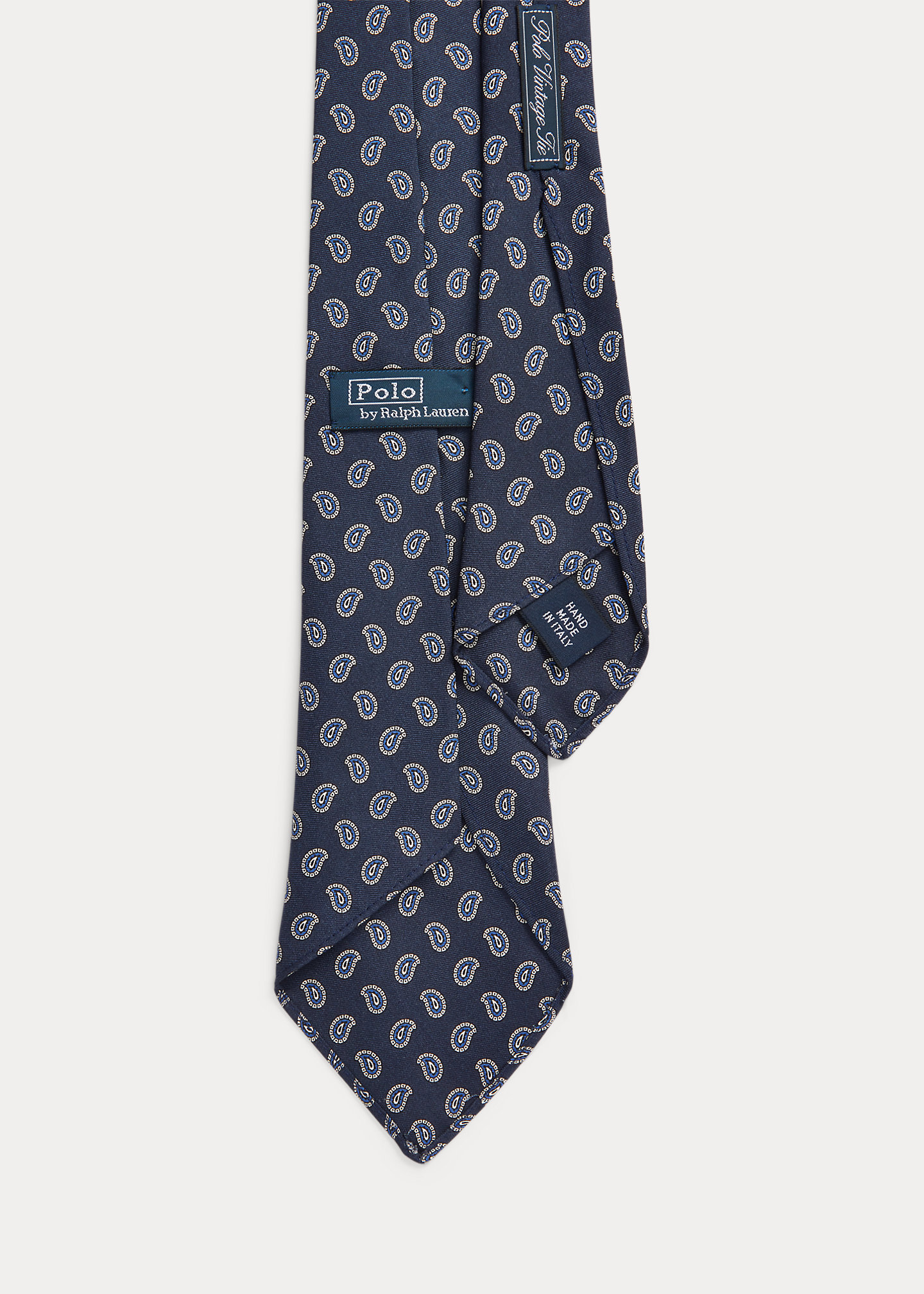 Vintage-Inspired Print Silk Foulard Tie