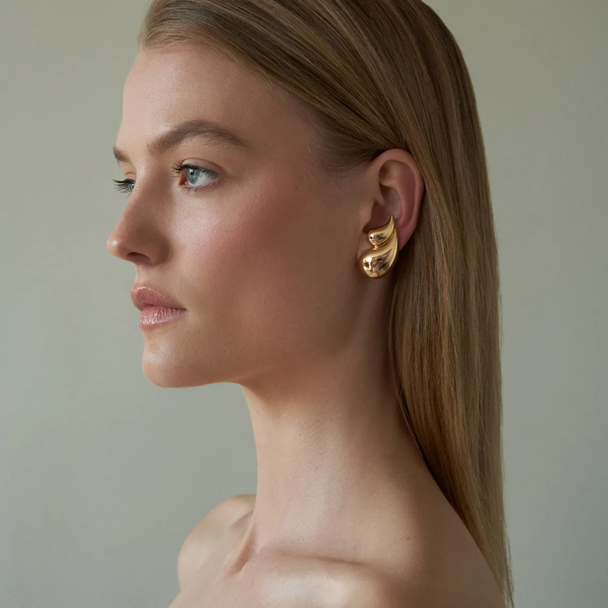 Gold Wing Earring