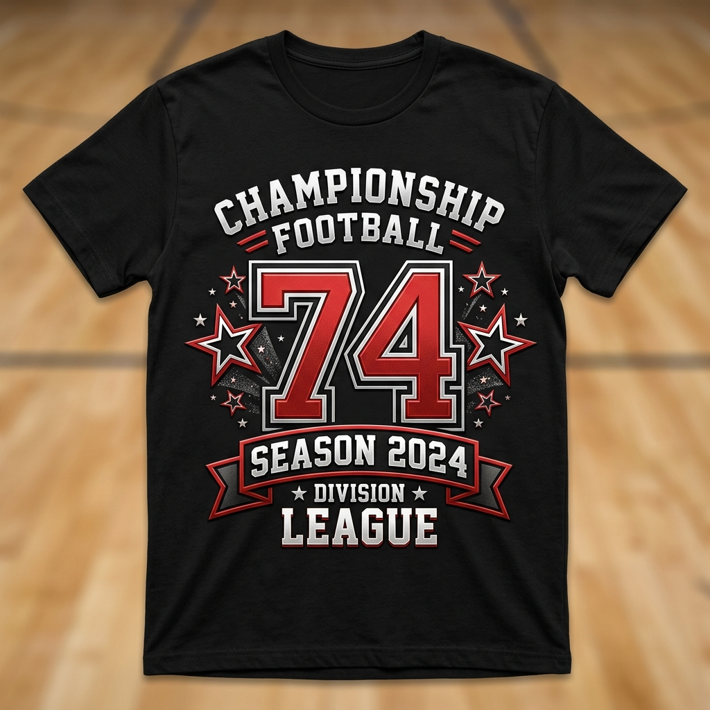 Unisex Loose Fit T-Shirt 100% Cotton Soft Comfortable Summer Casual Printed Top Soccer
