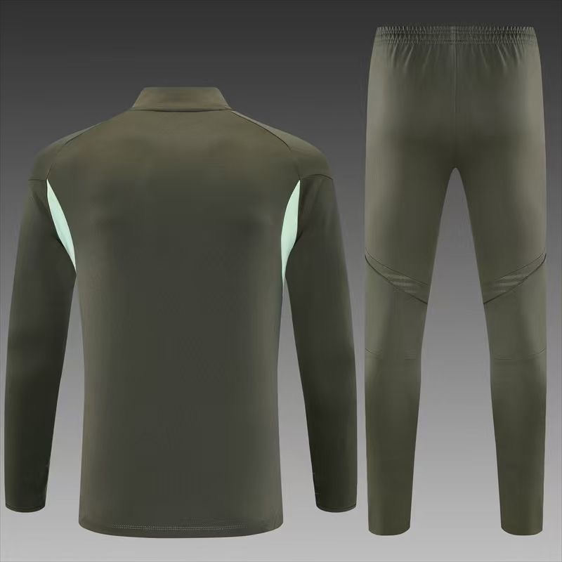 Kids Real Madrid Training Kit (Sweatshirt+Pants) Brown 2025/26