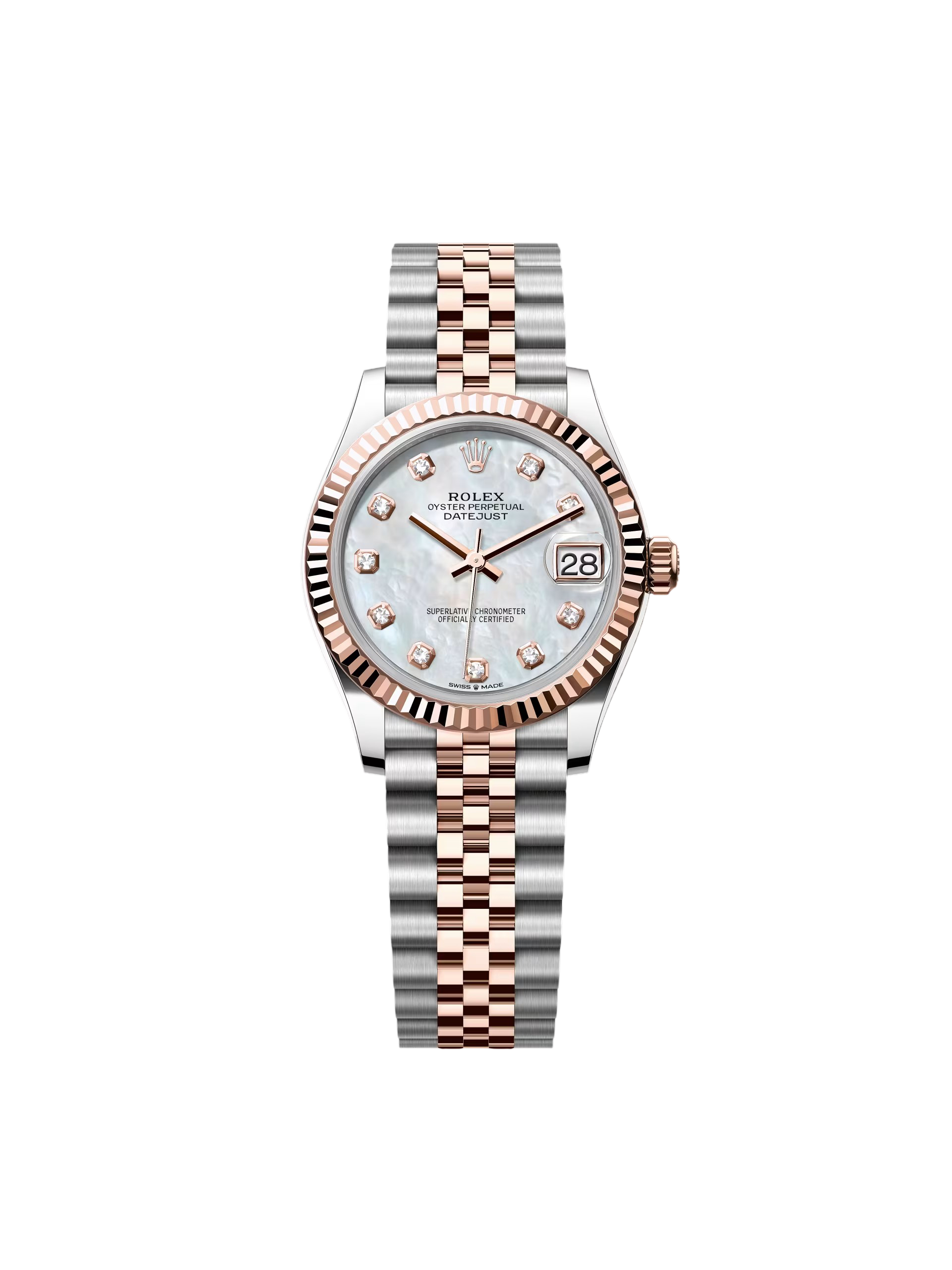 [2026 Mirror Grade]RLX Datejust m278271-0025/0026 White Mother-of-Pearl 31mm Dial Oyster Bracelet Watch