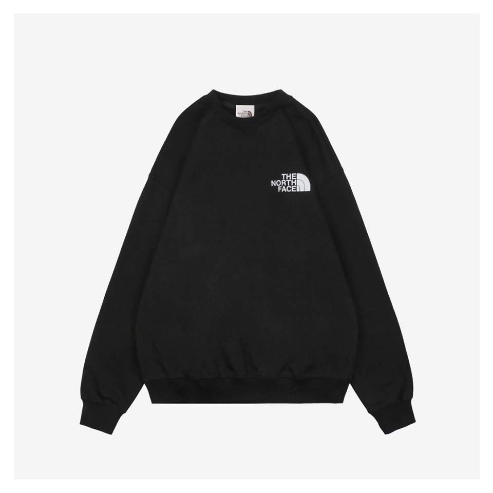 TNF Logo Box Graphic Crewneck Sweatshirt (Black/Grey/White)