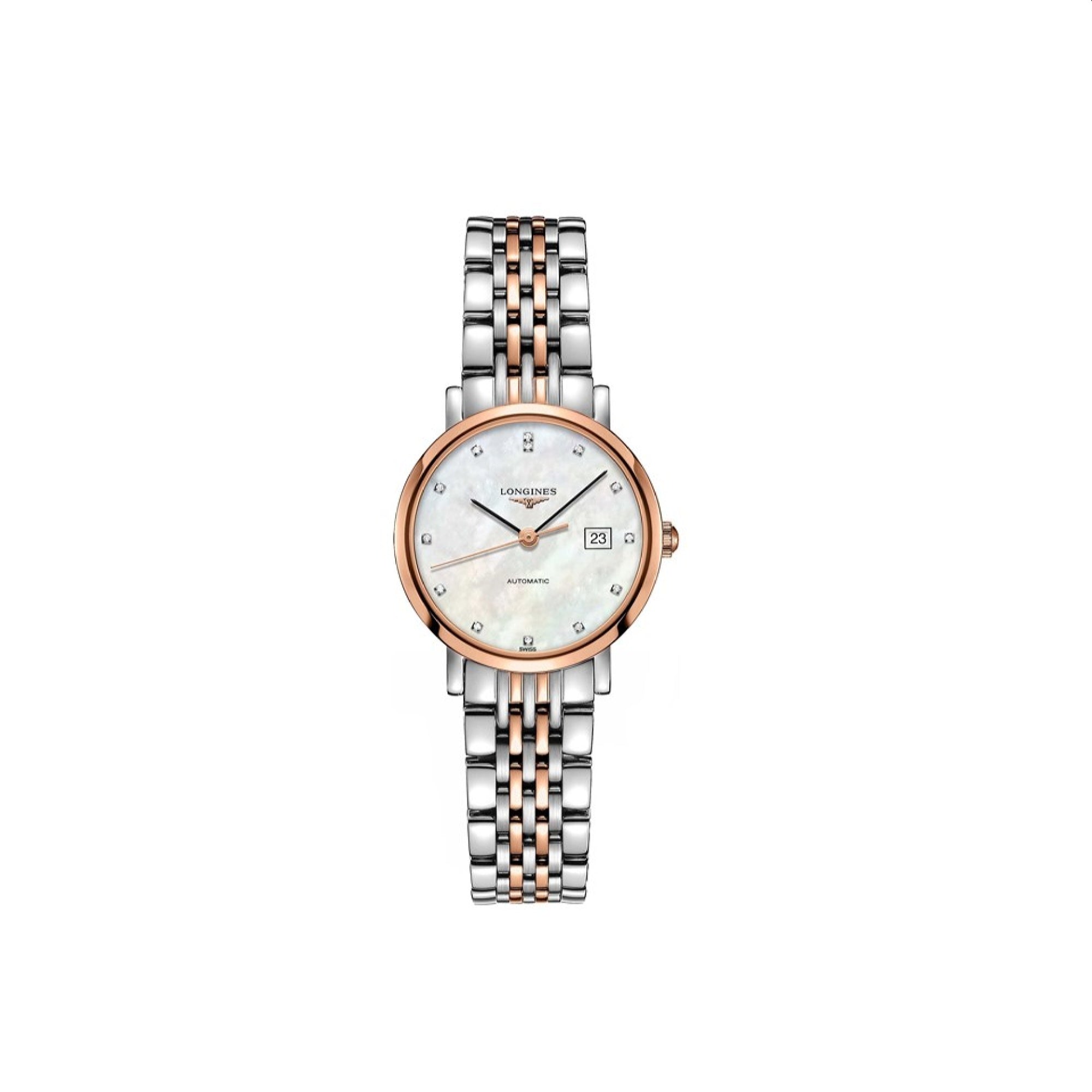 [2026 Mirror Grade]Longines Women's L4.310.5.87.7 Elegant Two-Tone Stainless Steel Watch