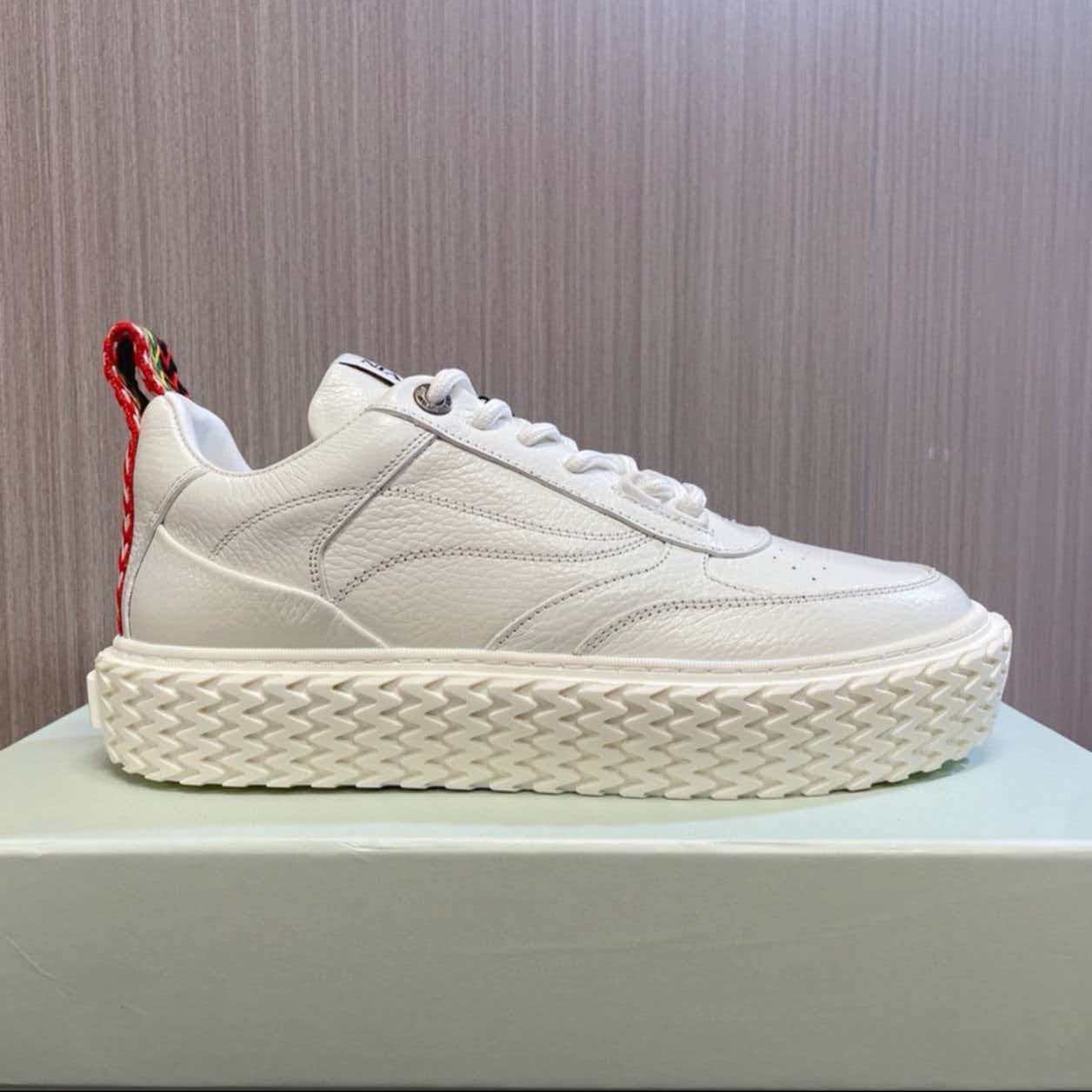 LANVIN Curb Low-Top Leather Sneakers 