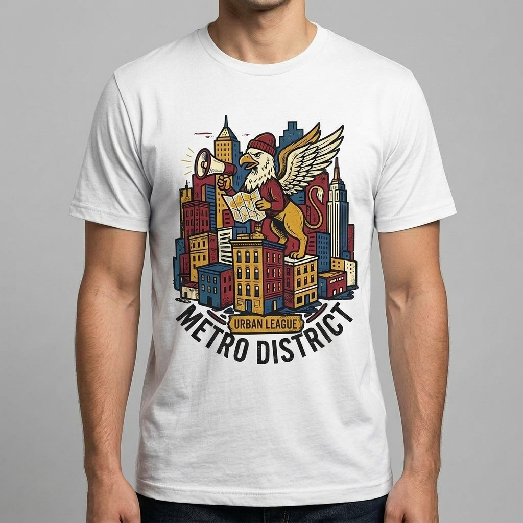 City Varsity Tee, Vintage Athletic Graphic T-Shirt, Unisex Streetwear Shirt CityTee2