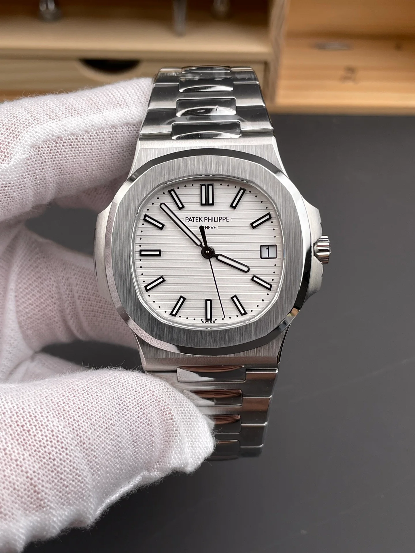 Nautilus 5711 White Dial