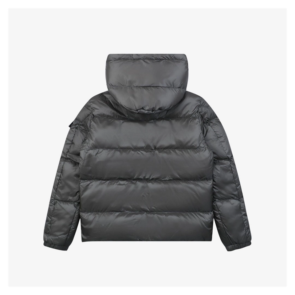 Mxxcler Vouyere Maya 2 Hooded Down Jacket # 510 (Grey/White/Black)