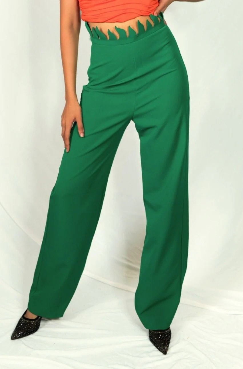 The Fire Pants in Green
