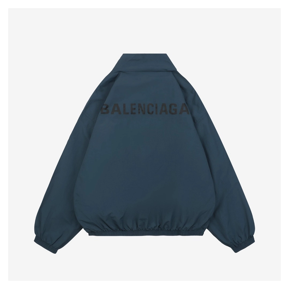 Blcg High-Low Hem Stand Collar Jacket