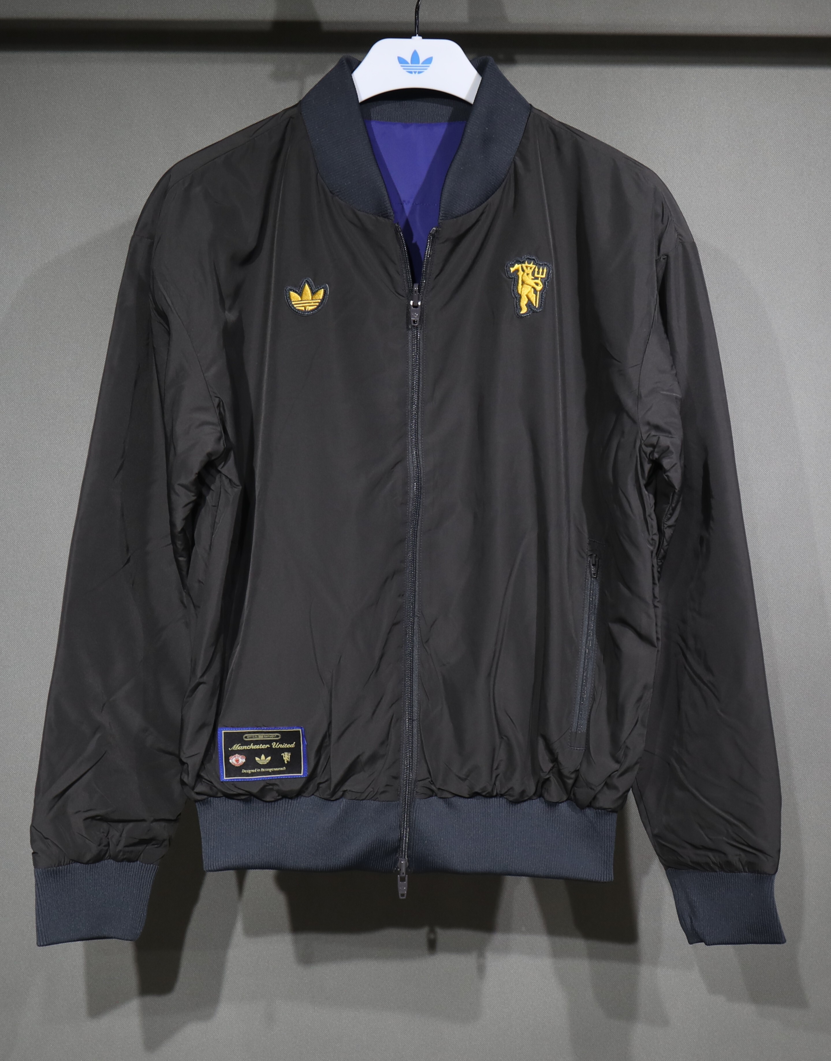 Manchester United Terrace Icons Reversible Double-Sides Cotton Windbreaker Jacket 2025-26