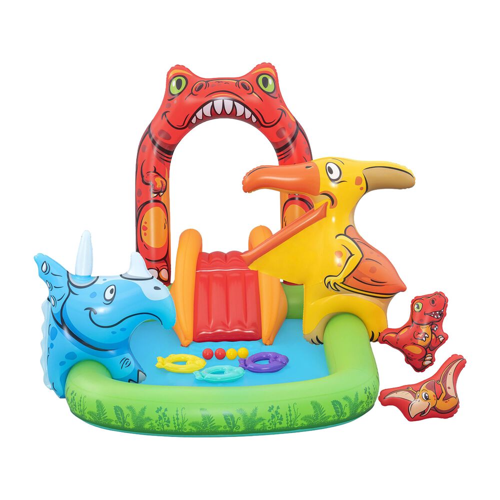 BESTWAY Basen dmuchany dla dzieci z placem zabaw Bestway, 241x140x137 cm, dinozaury