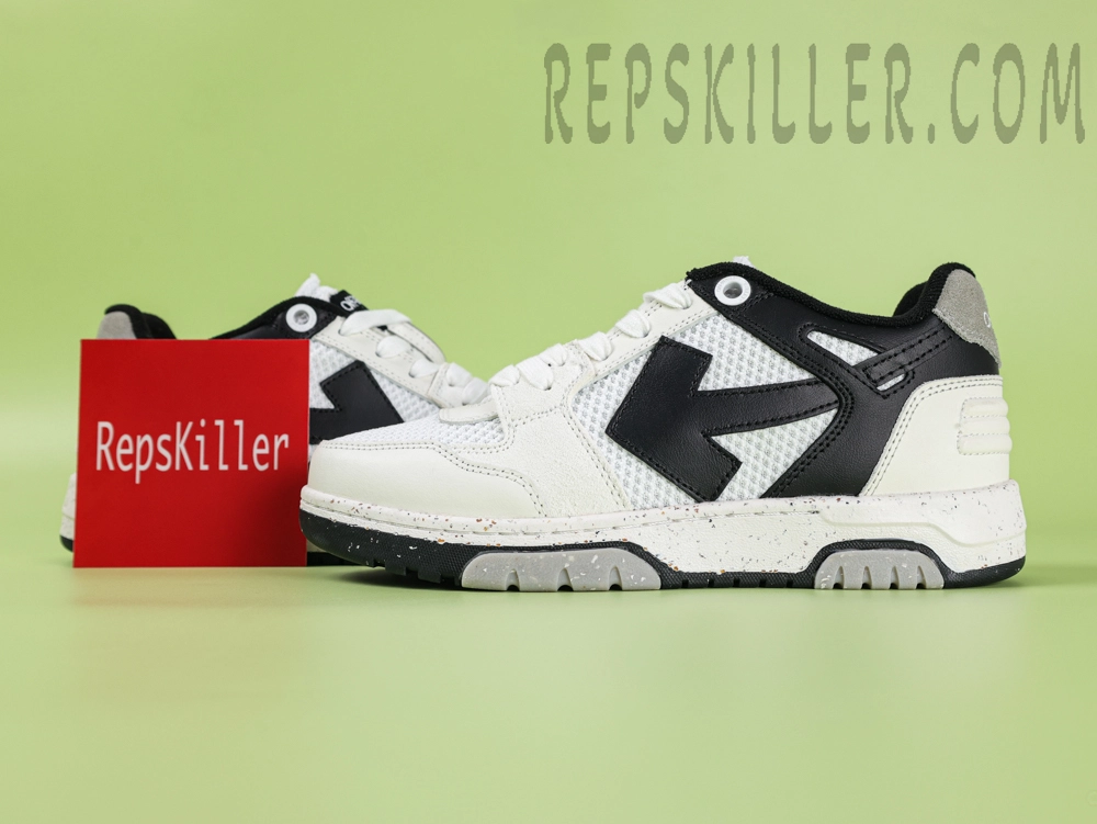 Off-White Out Of Office Slim 'White Black Speckled'