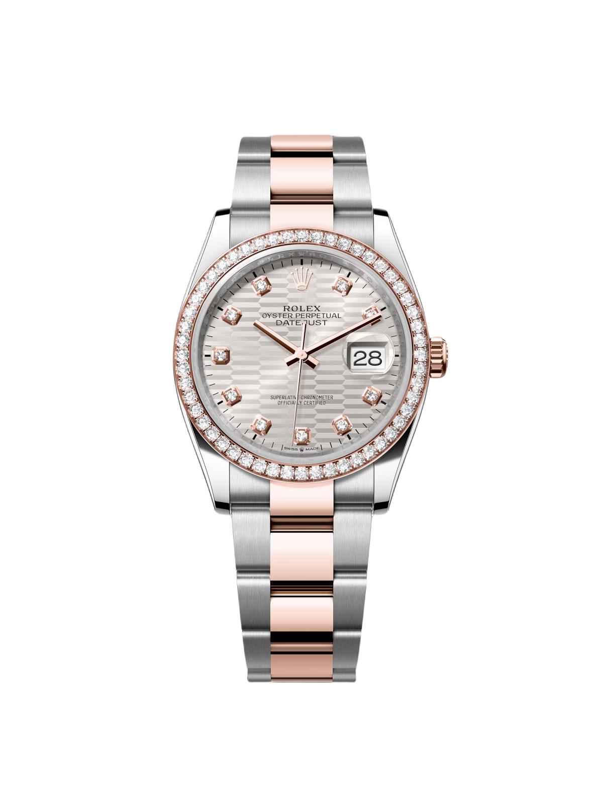 [2026 Mirror Grade]RLX  Datejust 36mm 126281 Silver Palm Index Dial Jubilee Bracelet