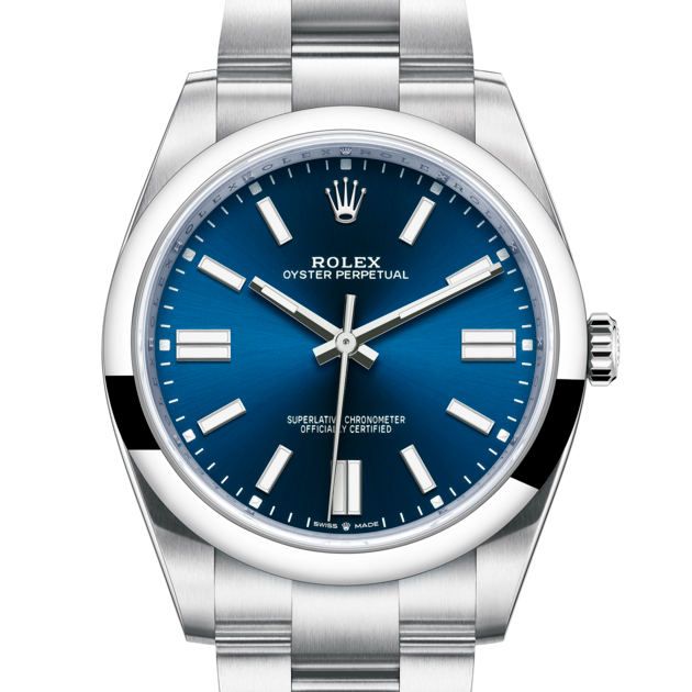 [2026 Mirror Grade]R124300 Oyster Perpetual 41 'Bright Blue' Brand - New