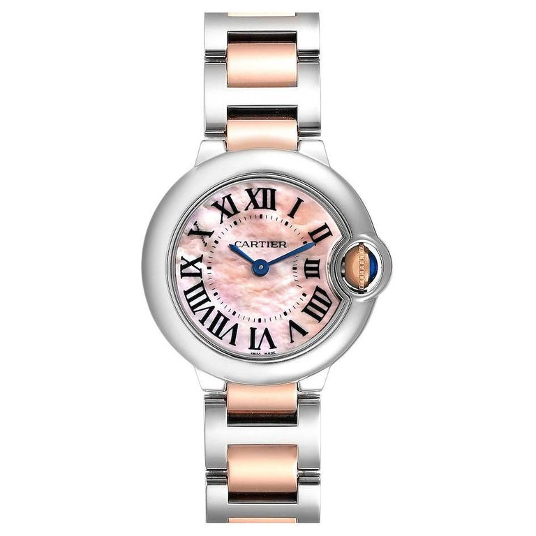 [2026 Mirror Grade]BALLON BLEU Pink Mother of Pearl Dial 28mm