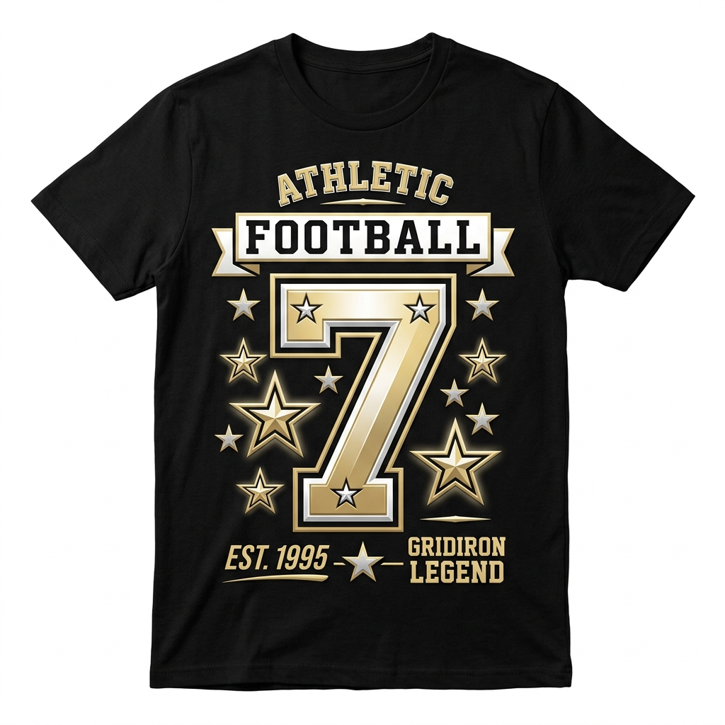 Unisex Loose Fit T-Shirt 100% Cotton Soft Comfortable Summer Casual Printed Top Soccer