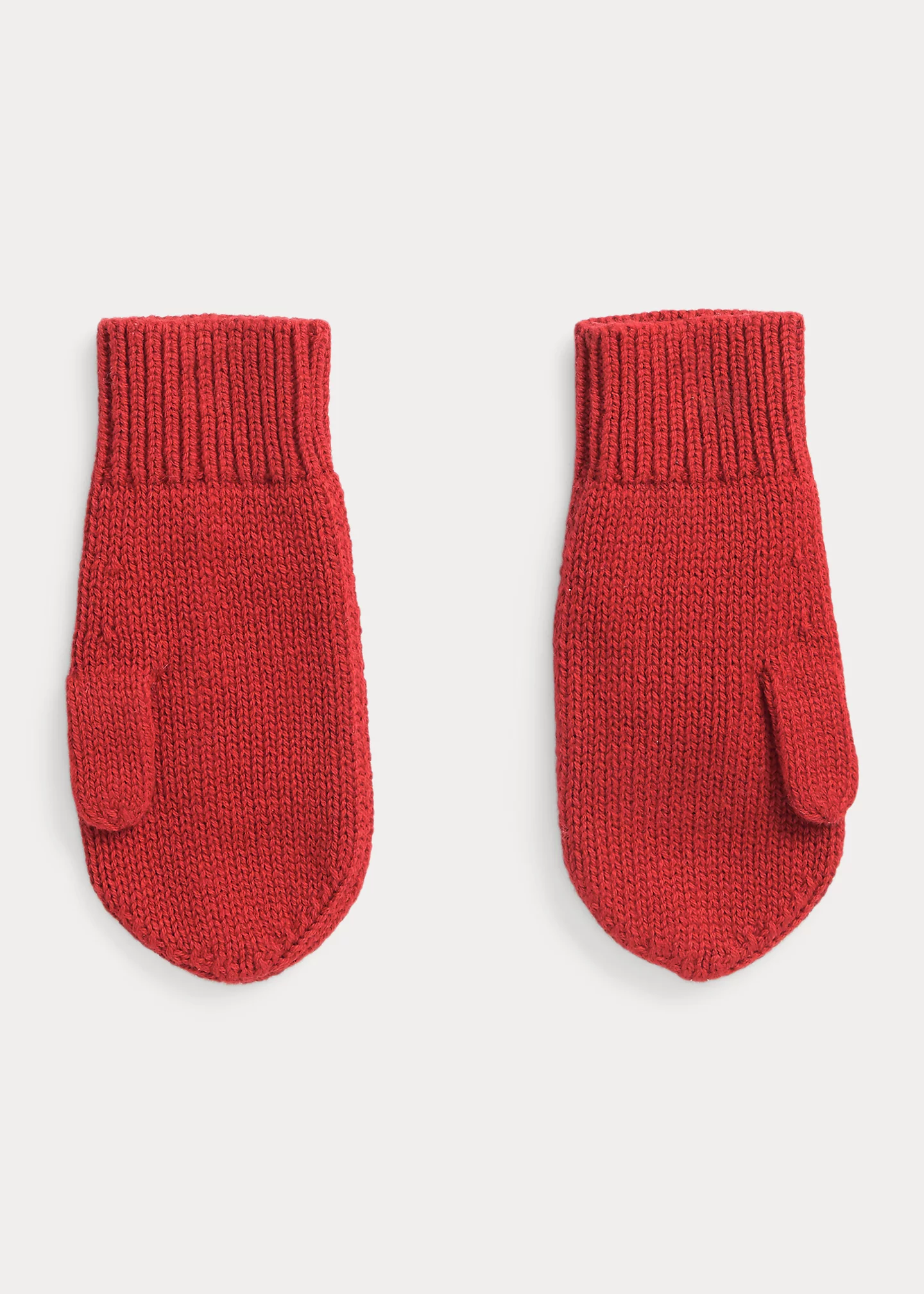 Logo Cotton-Blend Mitten