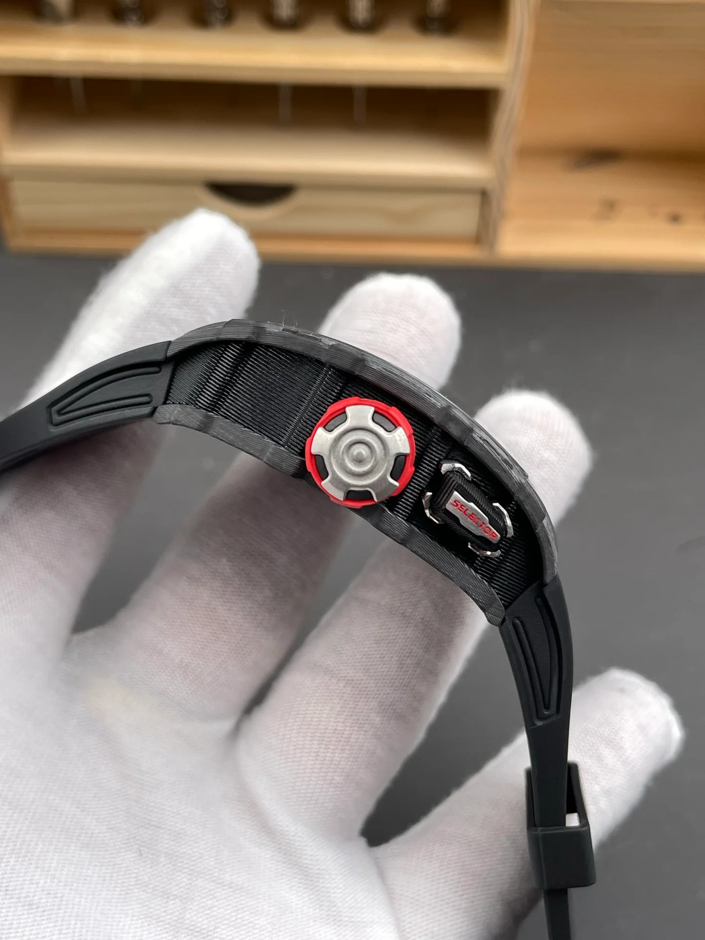 RM35-03 Carbon Fiber Black