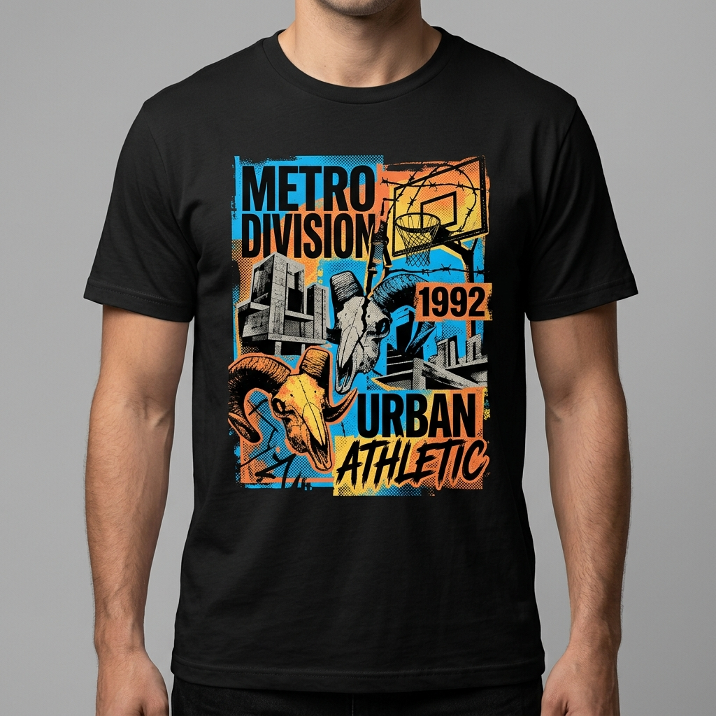 City Varsity Tee, Vintage Athletic Graphic T-Shirt, Unisex Streetwear Shirt CityTee2