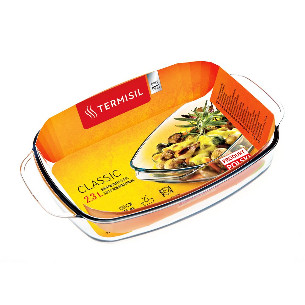 TERMISIL Naczynie żaroodporne CLASSIC, brytfanna, 2,3 l