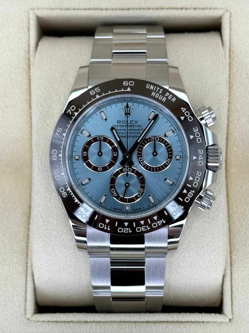 [2026 Mirror Grade]Rolex Daytona 40mm Platinum Ice Blue Dial  m126506-0001