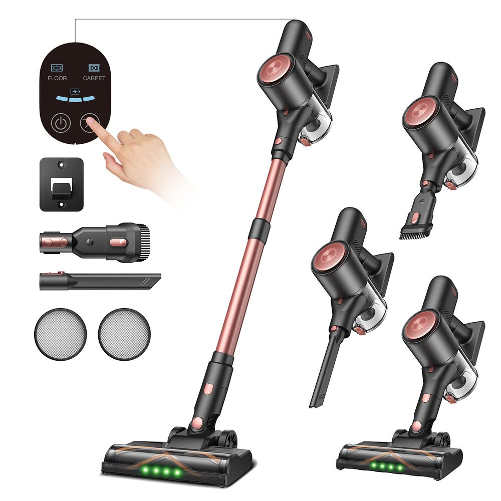 VACTIDY Odkurzacz pionowy Vactidy V10 Pro, bezprzewodowy, 45 kPa, z akcesoriami