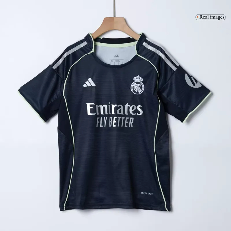 Real Madrid Football Jersey Away Kids Full Kit 2025/26