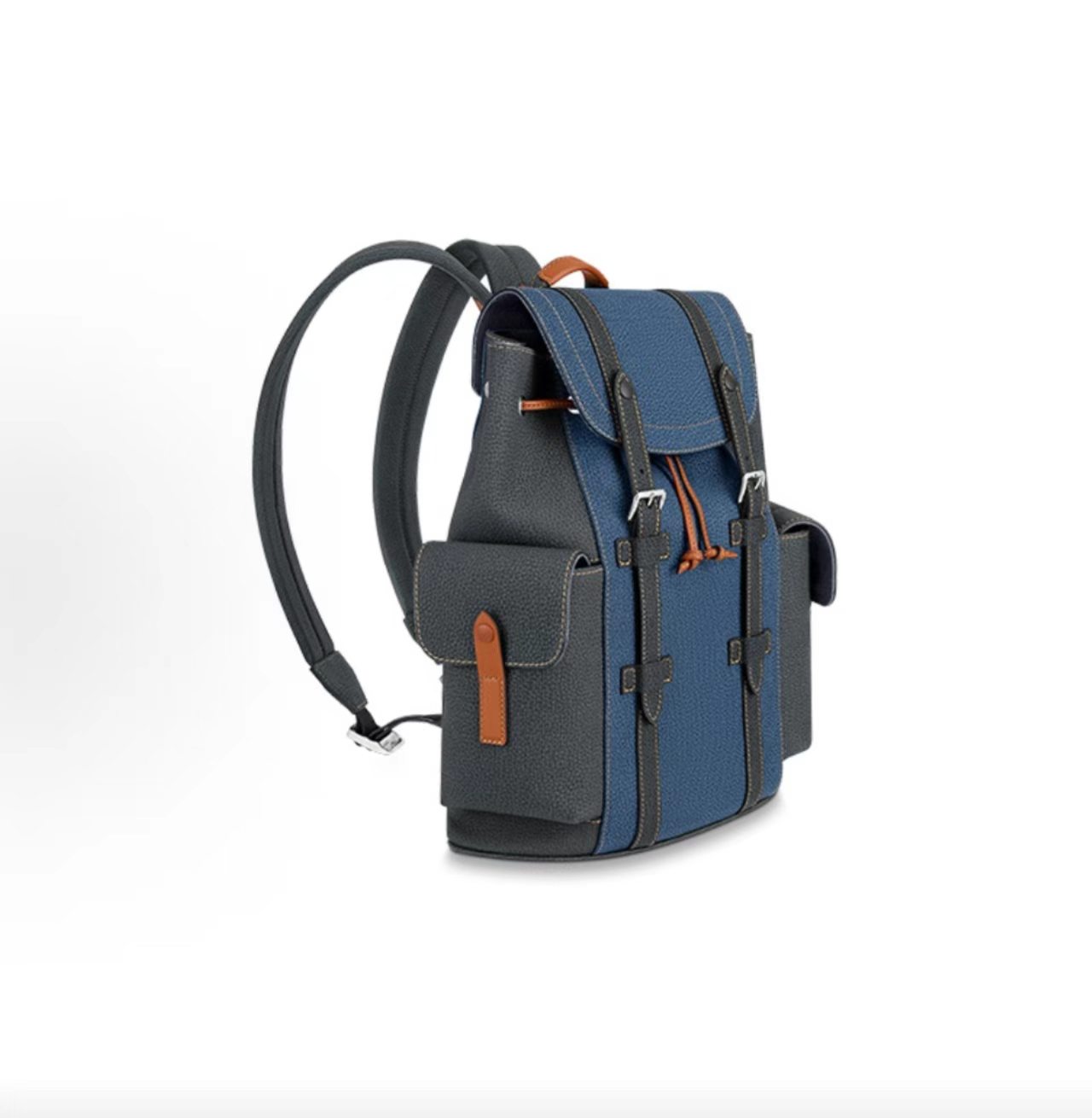 Louis Vuitton Christopher PM Backpack Denim & Taiga Leather