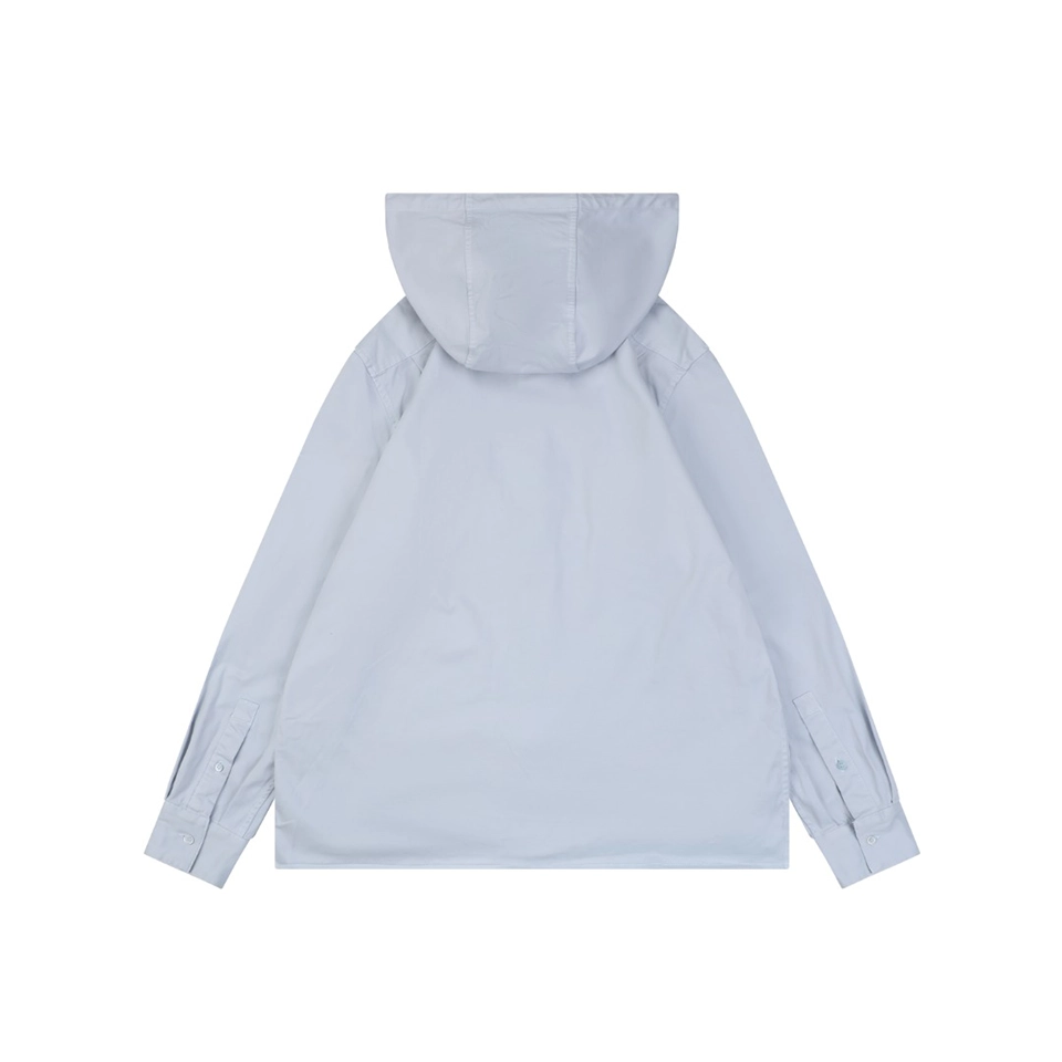 Loe Anagram Hooded Shirt Jacket