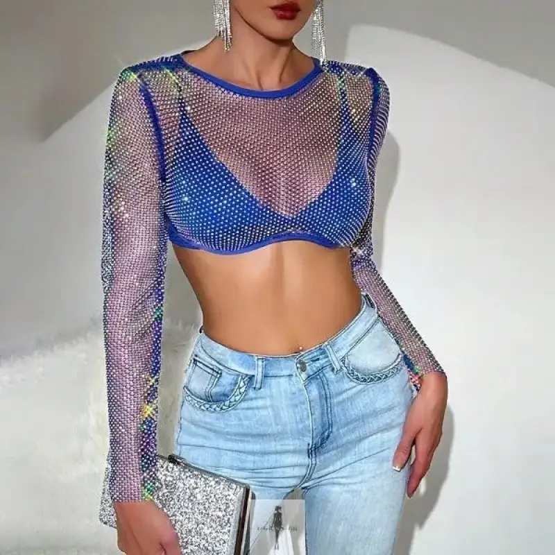 Women's Mesh Crop Tops
