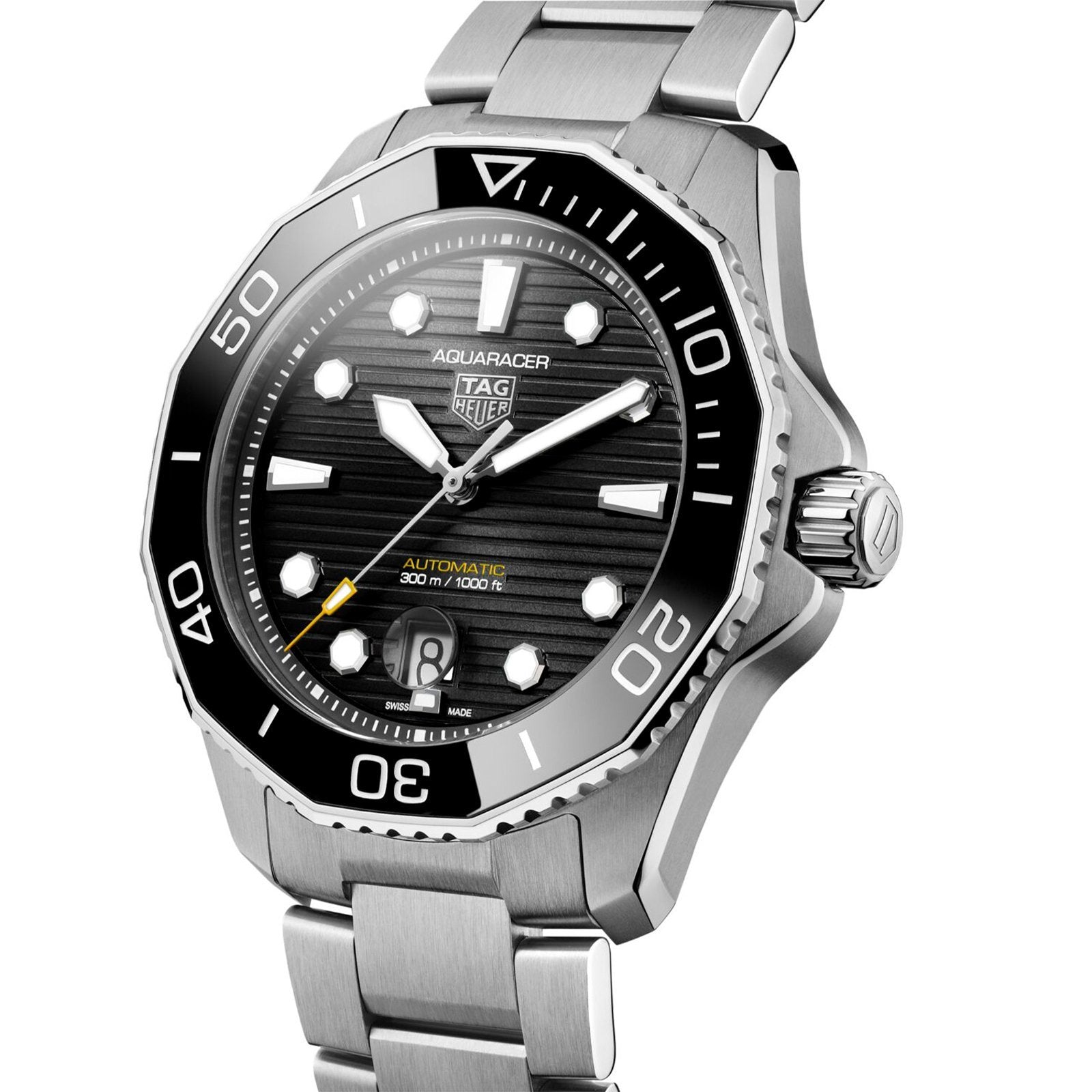 [2026 Mirror Grade]TAG Heuer Aquaracer Calibre 5 Automatic Mens Black Steel Watch