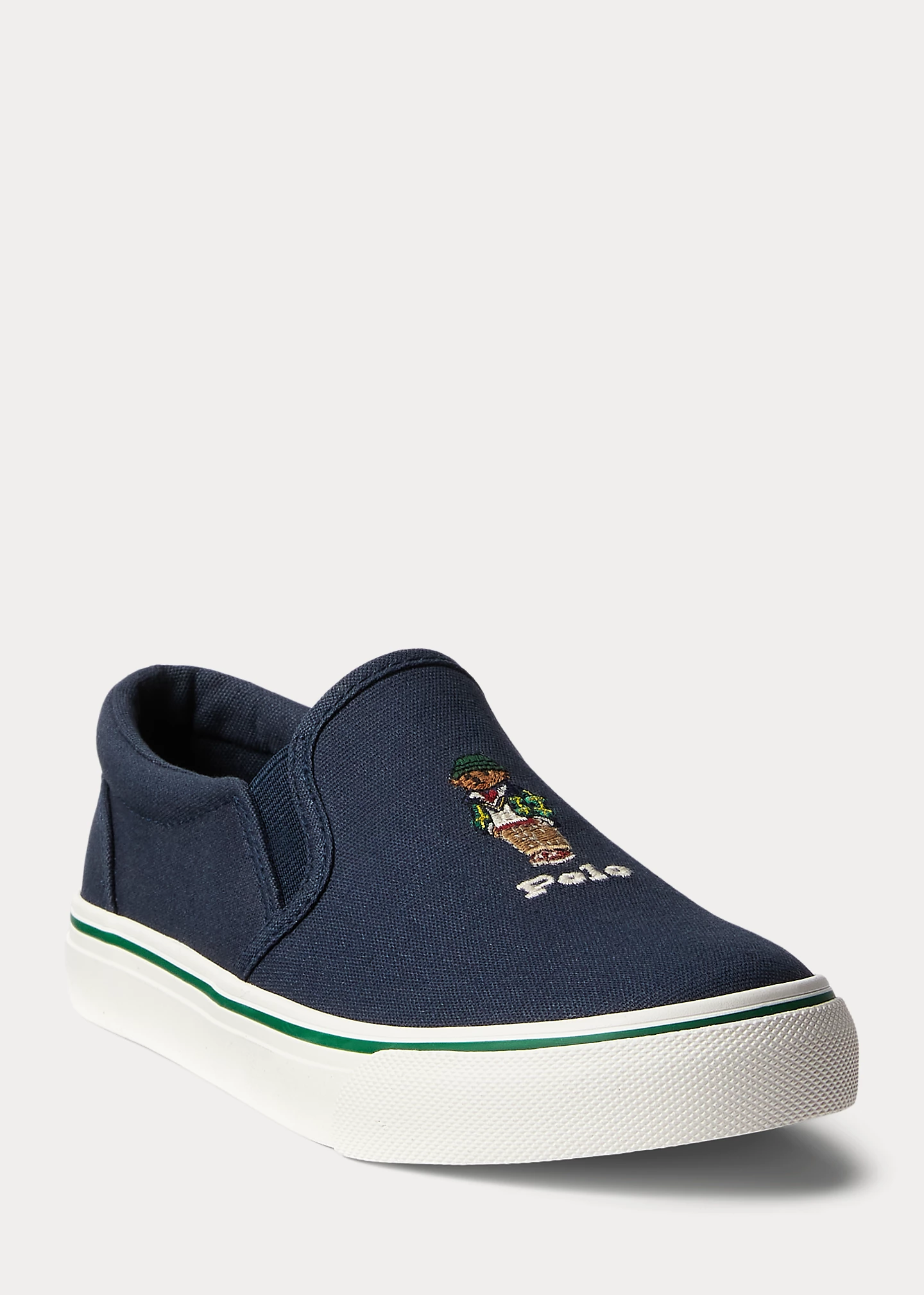 Keaton Polo Bear Canvas Slip-On Sneaker
