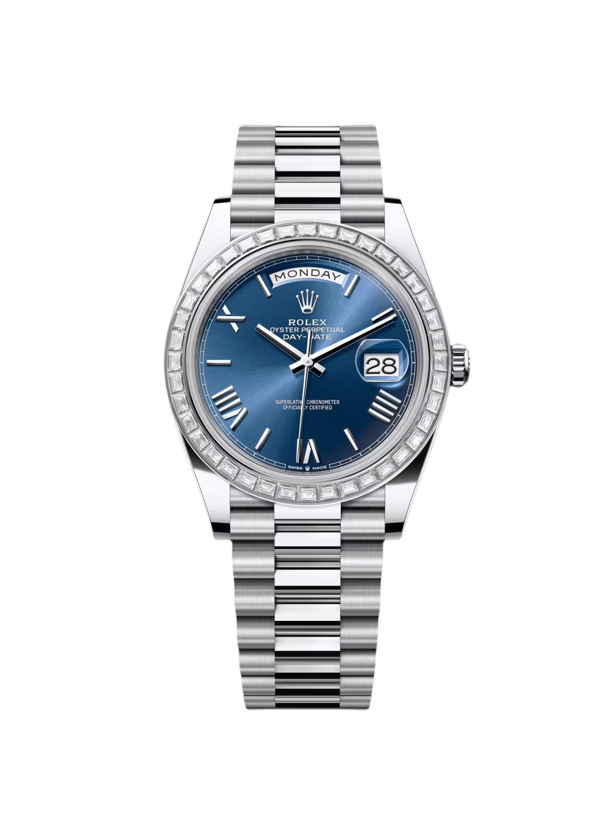 [2026 Mirror Grade]RLX Day-Date 40mm 228396TBR-0026 Blue Roman Dial