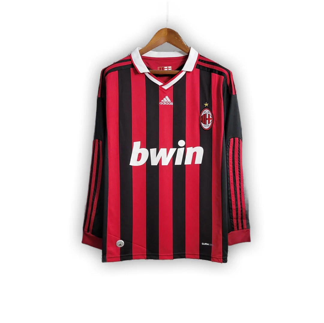 AC Milan 2009/10 Home Long Sleeve