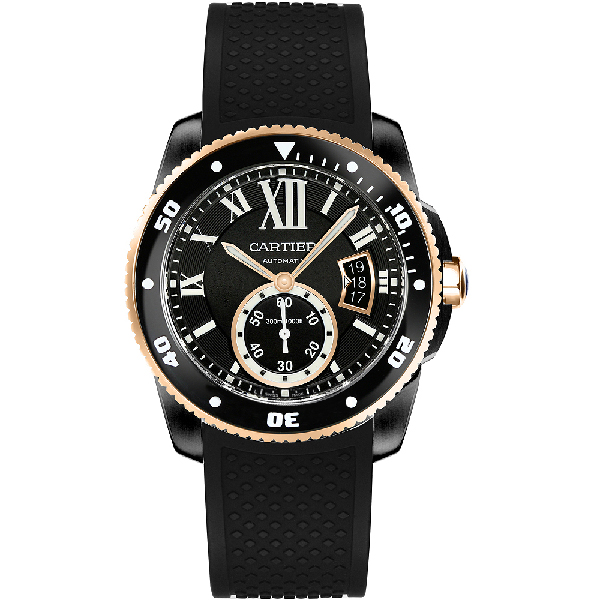 [2026 Mirror Grade]Calibre Rose Gold Mix Full Black 42mm