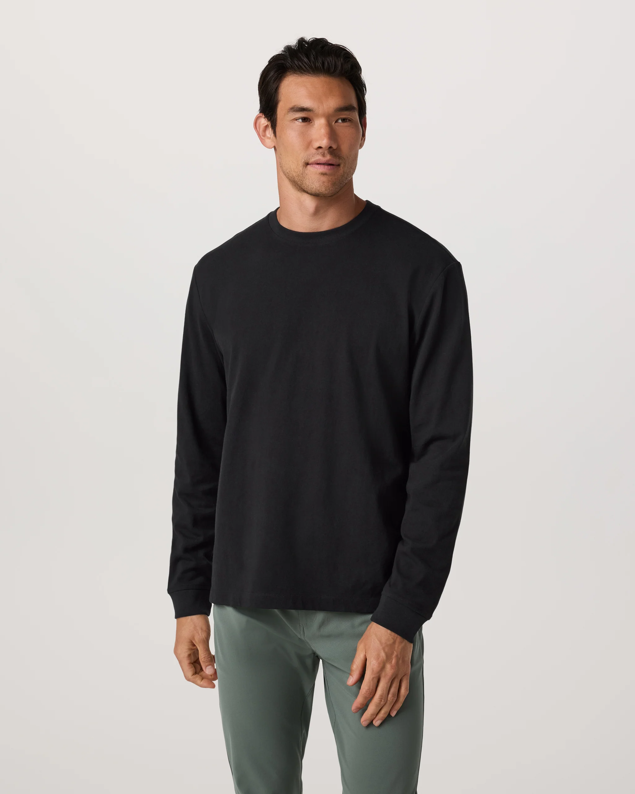 Long Sleeve Vuori Heavyweight Cotton Tee - Relaxed Fit