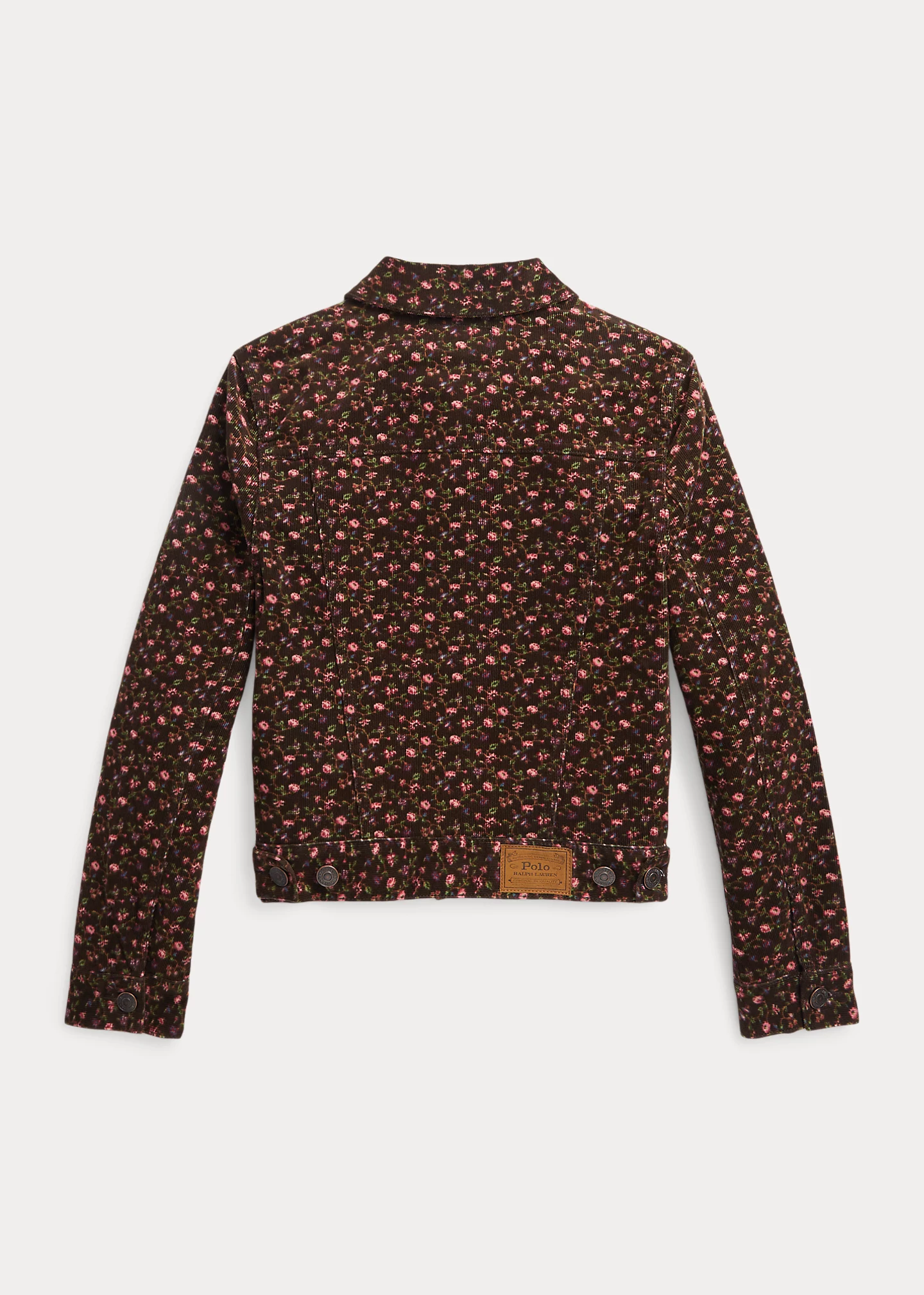 Floral Corduroy Trucker Jacket