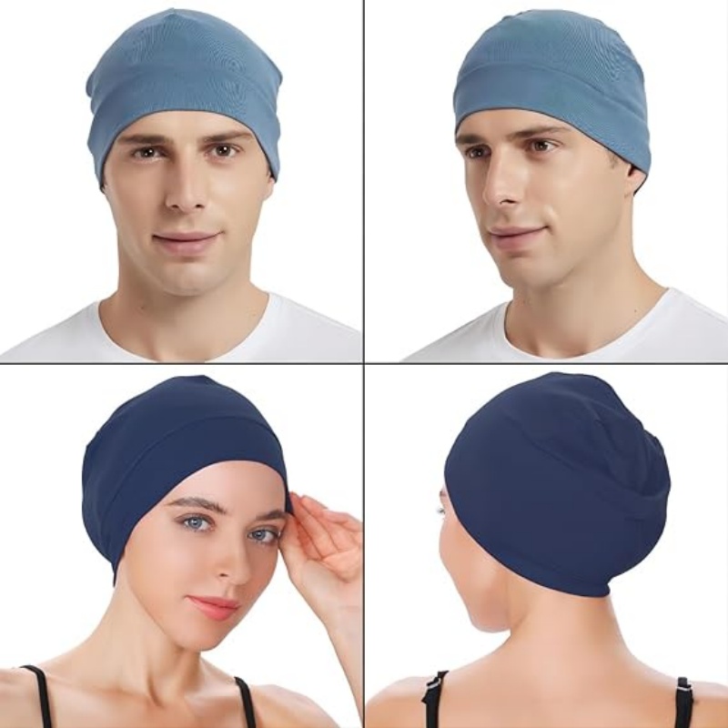 Headshion Cotton Skull Caps for Men Women
